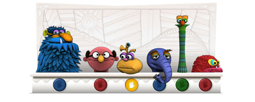Google Logo Jim Henson Muppets